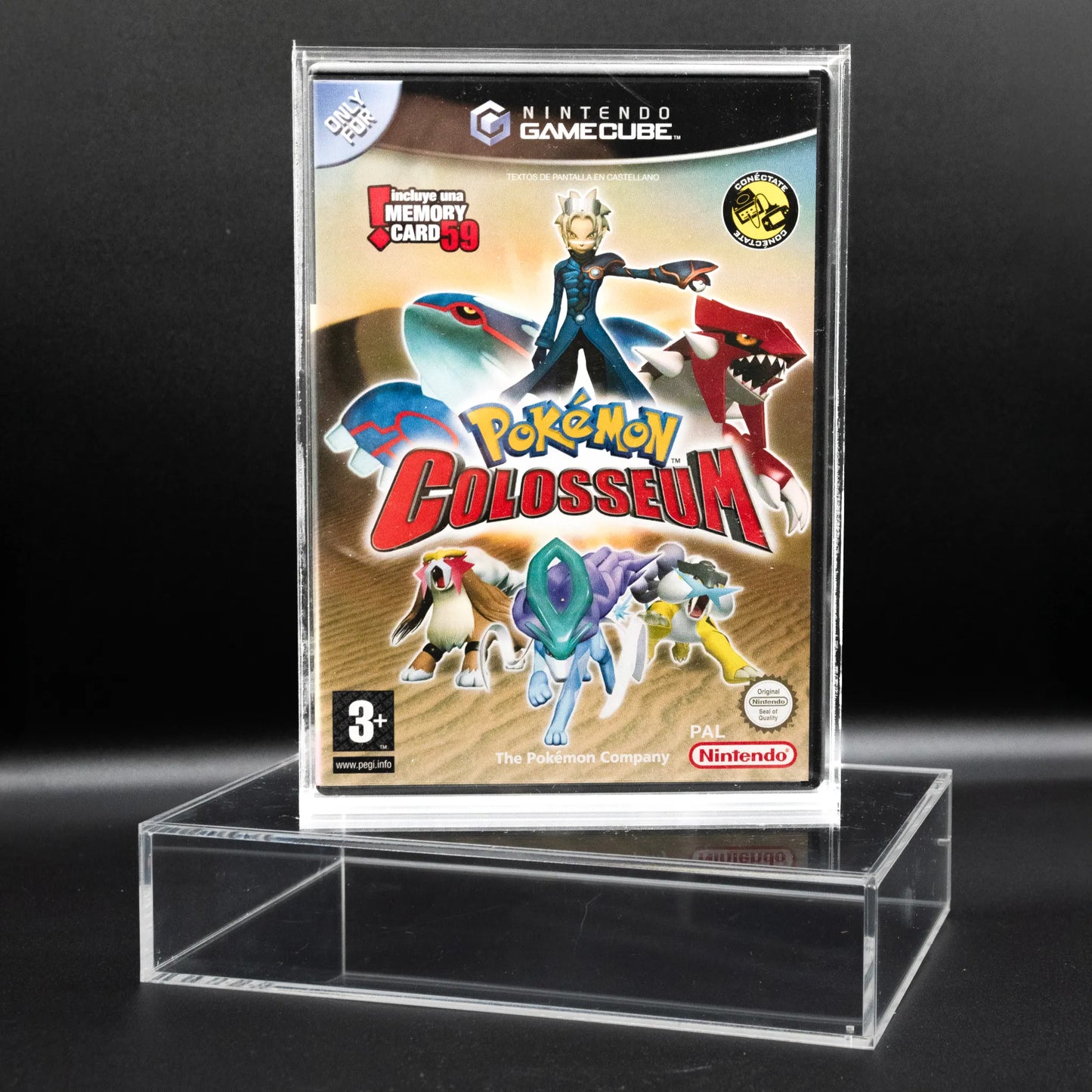 Caja de metacrilato para nintendo game cube