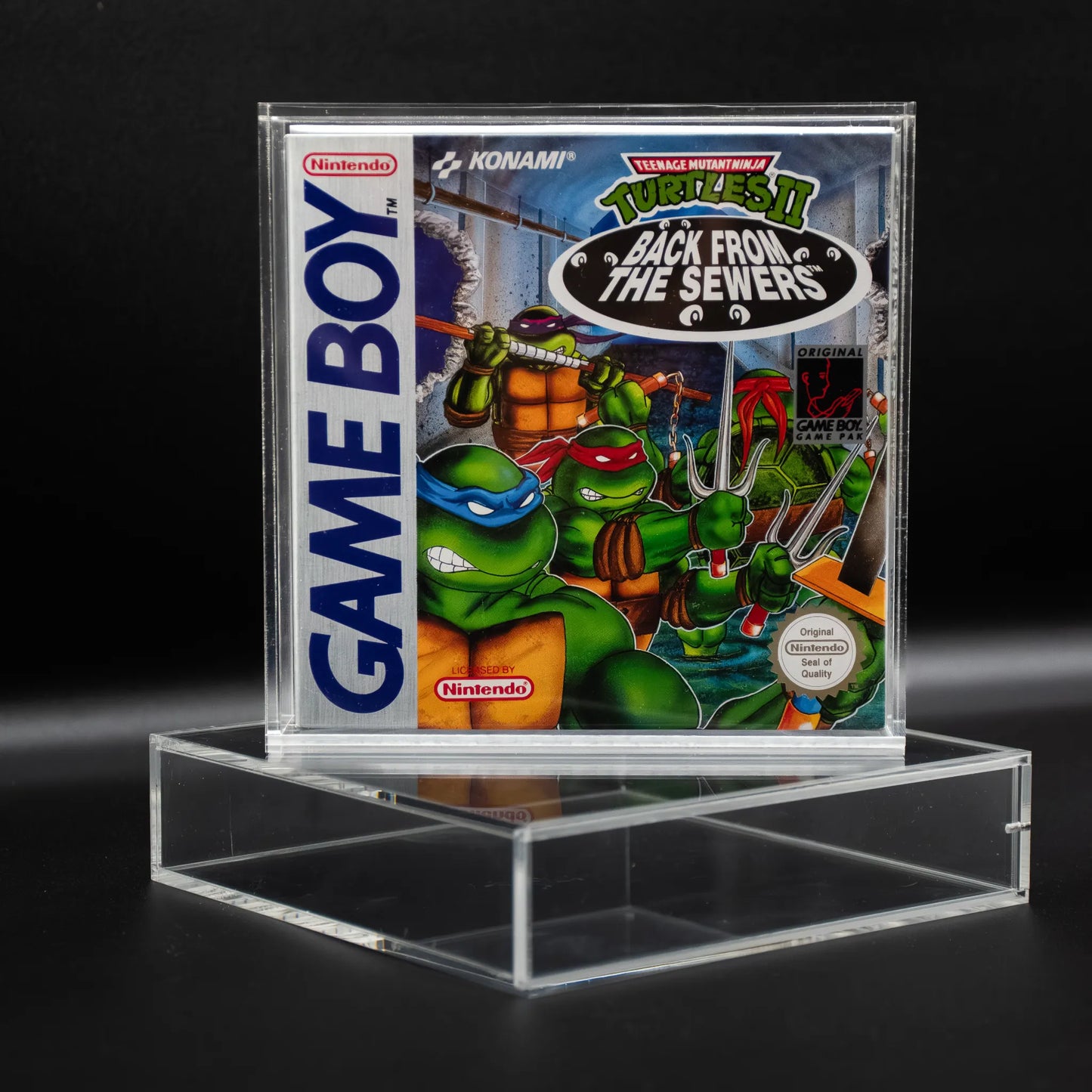 Cajas protectoras de metacrilato para videojuegos de la Game Boy Advance, Color y clásica