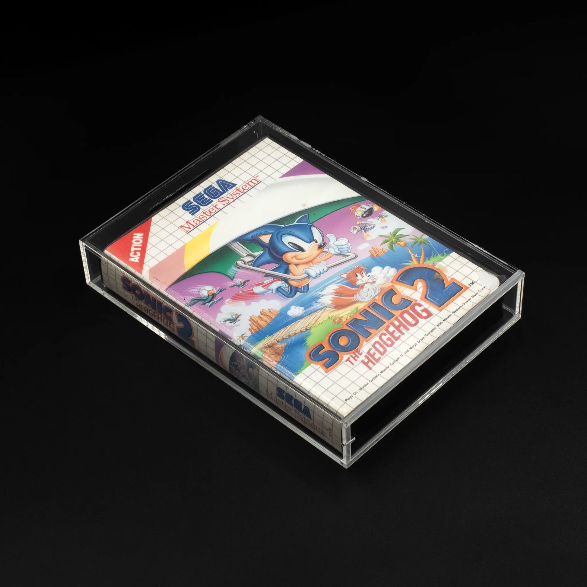 Caja de metacrilato de 3mm para videojuego de Sega Master System 
