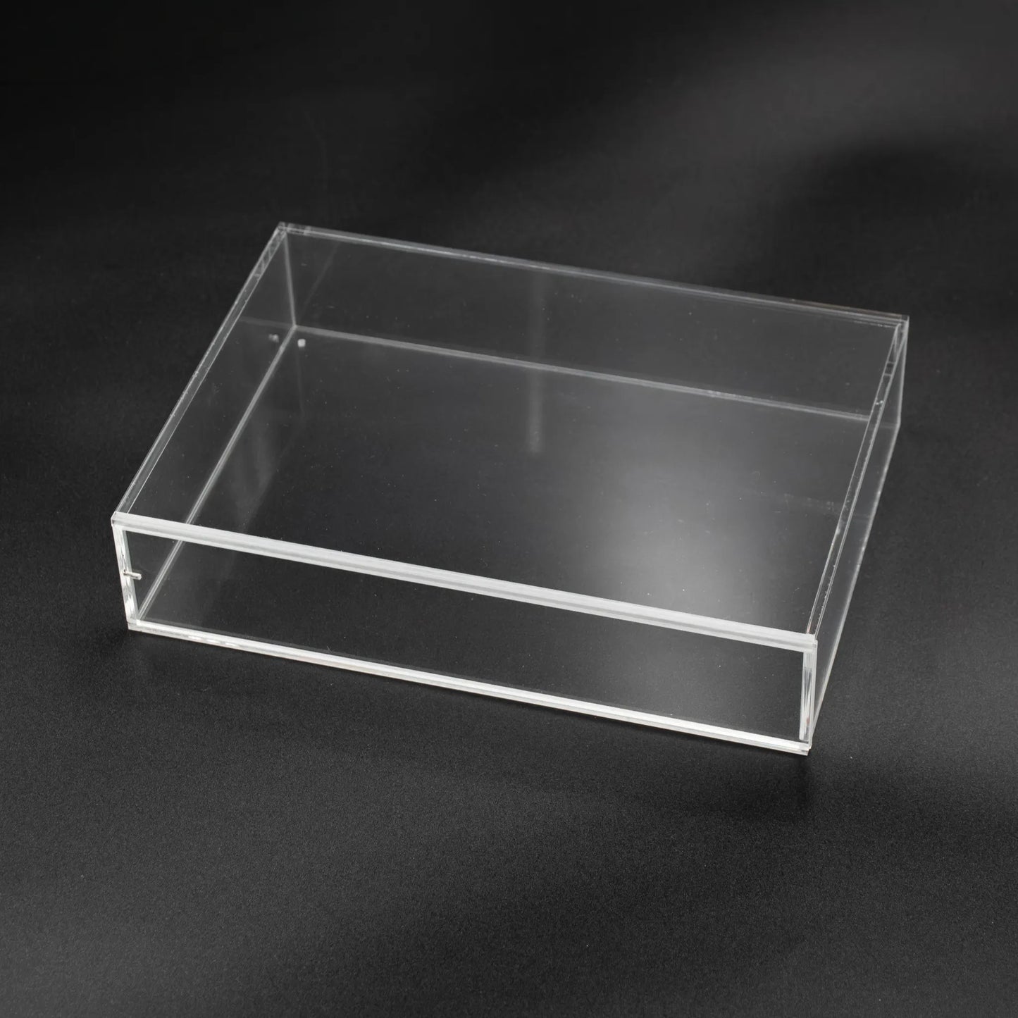 Vista superior de caja protectora de metacrilato para Nintendo 64