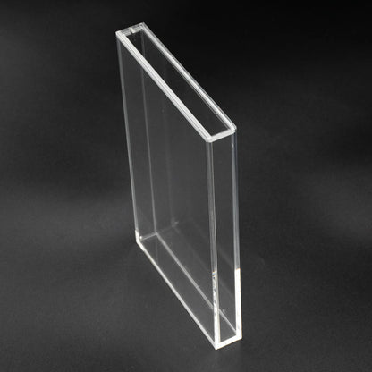 Vista lateral caja metacrilato de 3mm para Nintendo Switch