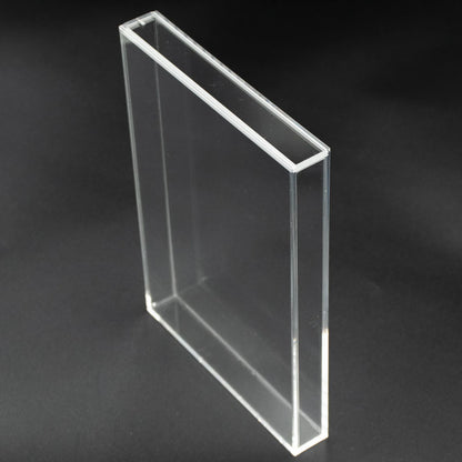 Vista lateral de caja de metacrilato de 3mm para videojuego de Nintendo Wii, ps2, gamecube o xbox 360