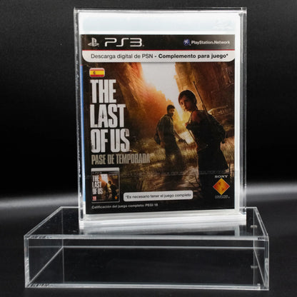 Caja de metacrilato con cierre imantado y ventilación para proteger juegos de PS3