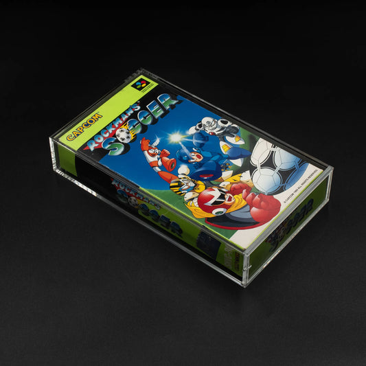 Caja protectora de metacrilato para videojuegos de super famicom