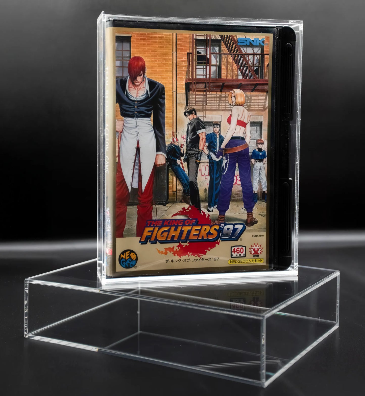 Cajas de metacrilato para videojuego de Neo geo con cierre imantado 