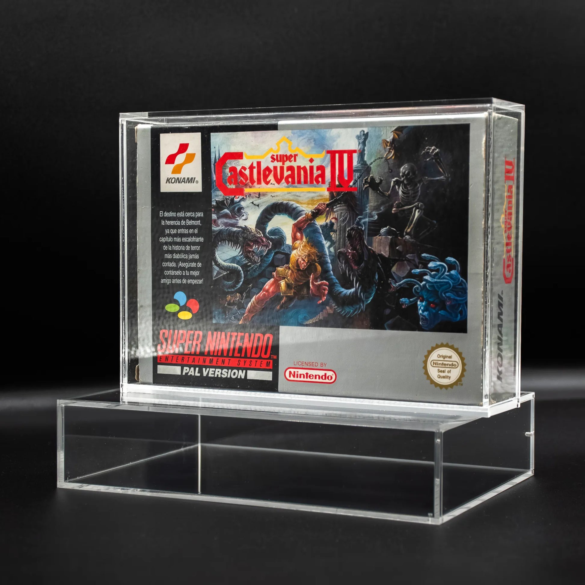 Cajas protectoras de metacrilato para Super Nintendo
