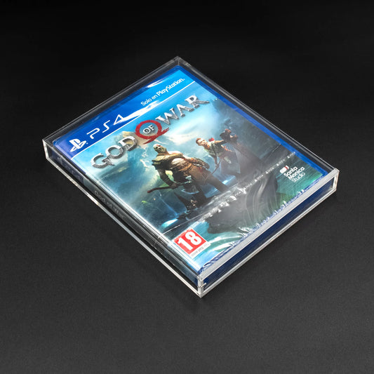 Vista superior de protector de metacrilato de 3mm para videojuego de ps4