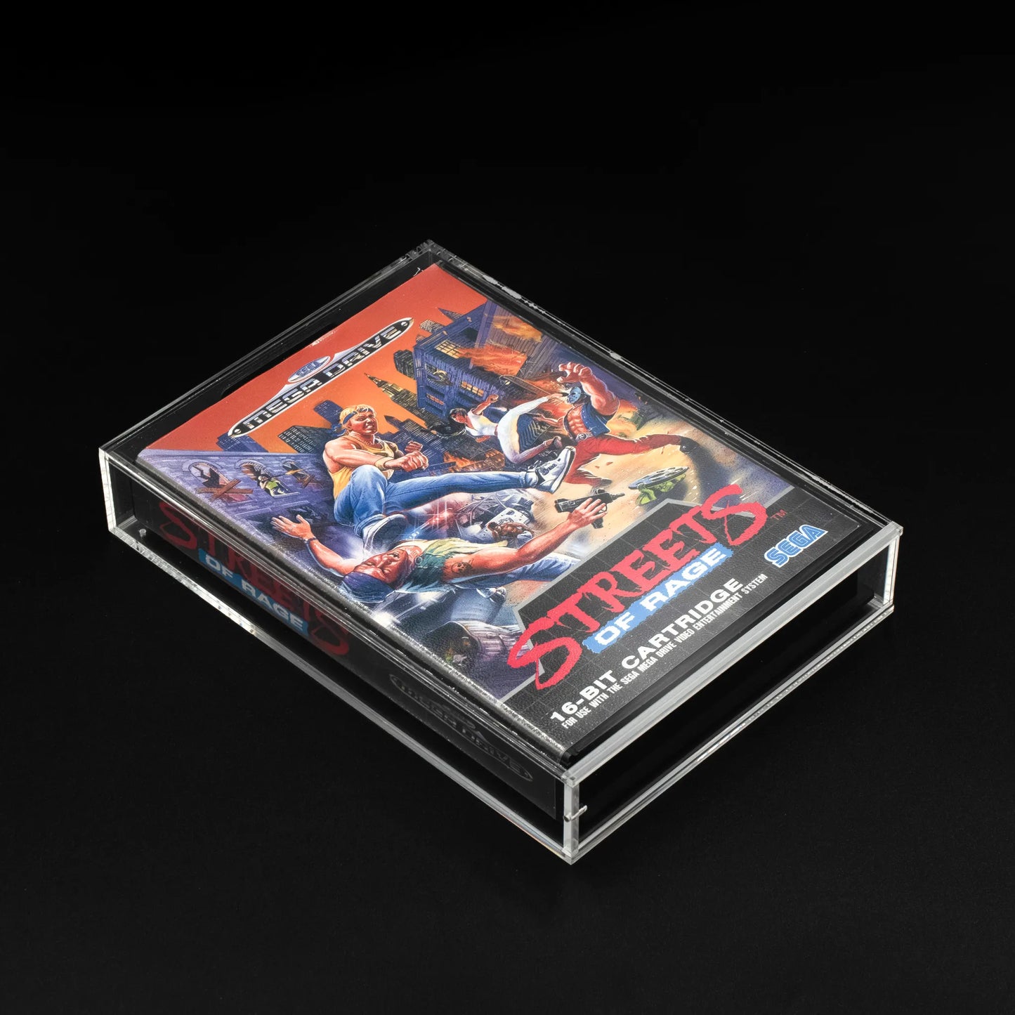 Caja de metacrilato para videojuego de Sega megadrive 